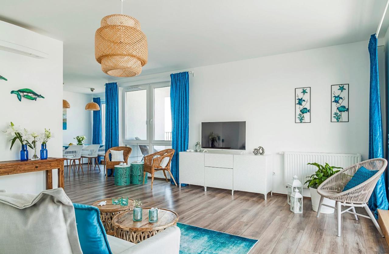 Blue Apartments Balatonlelle Luaran gambar